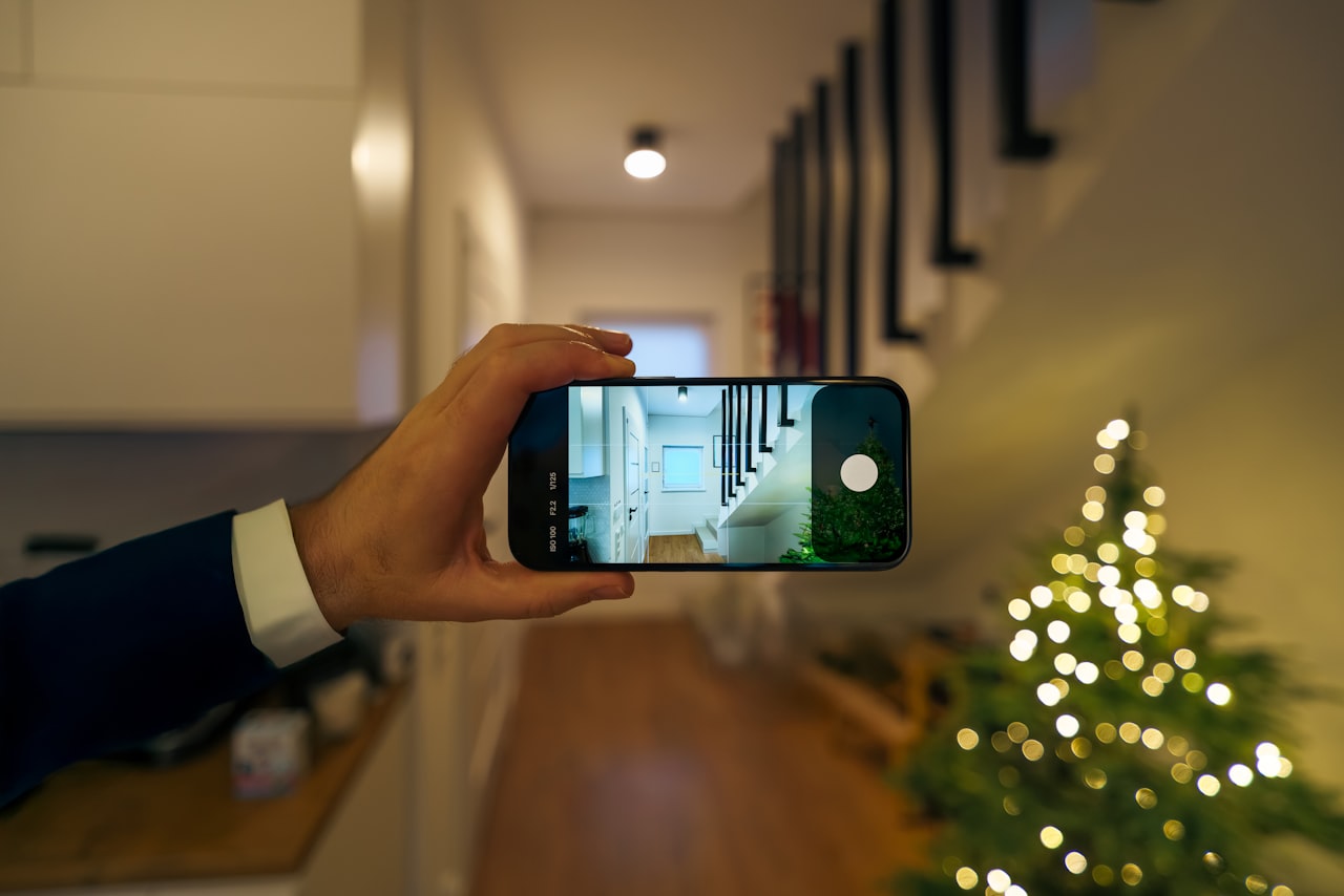 Ruka koja drži pametni telefon s fotografijom na ekranu